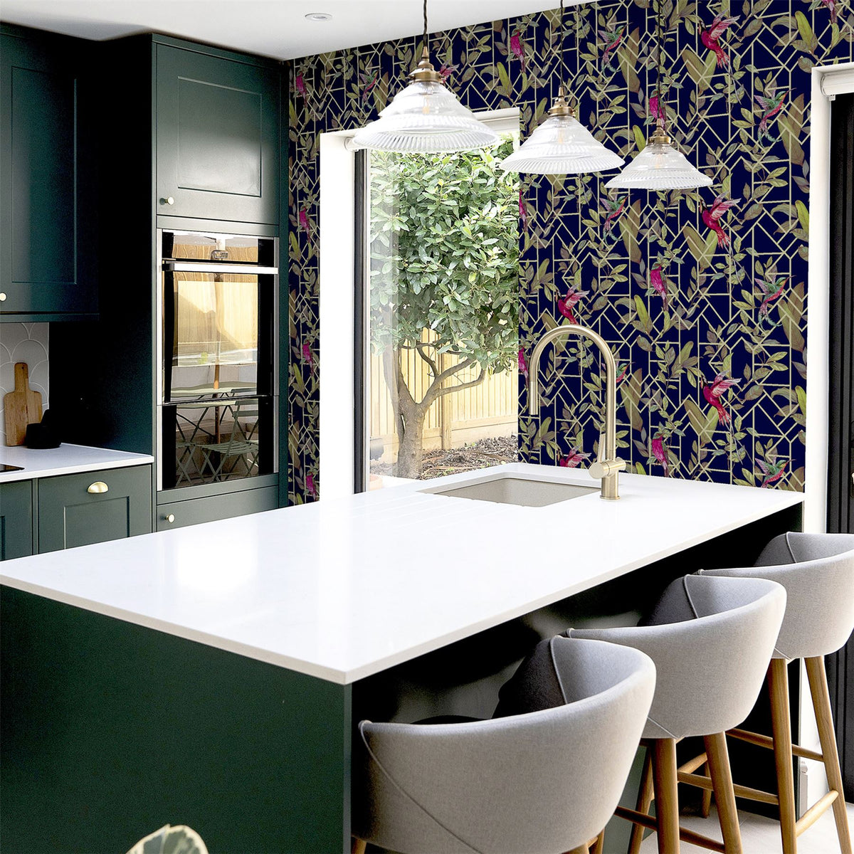 cortex-london-deco-tropical-navy-gold-sw12-wallpaper