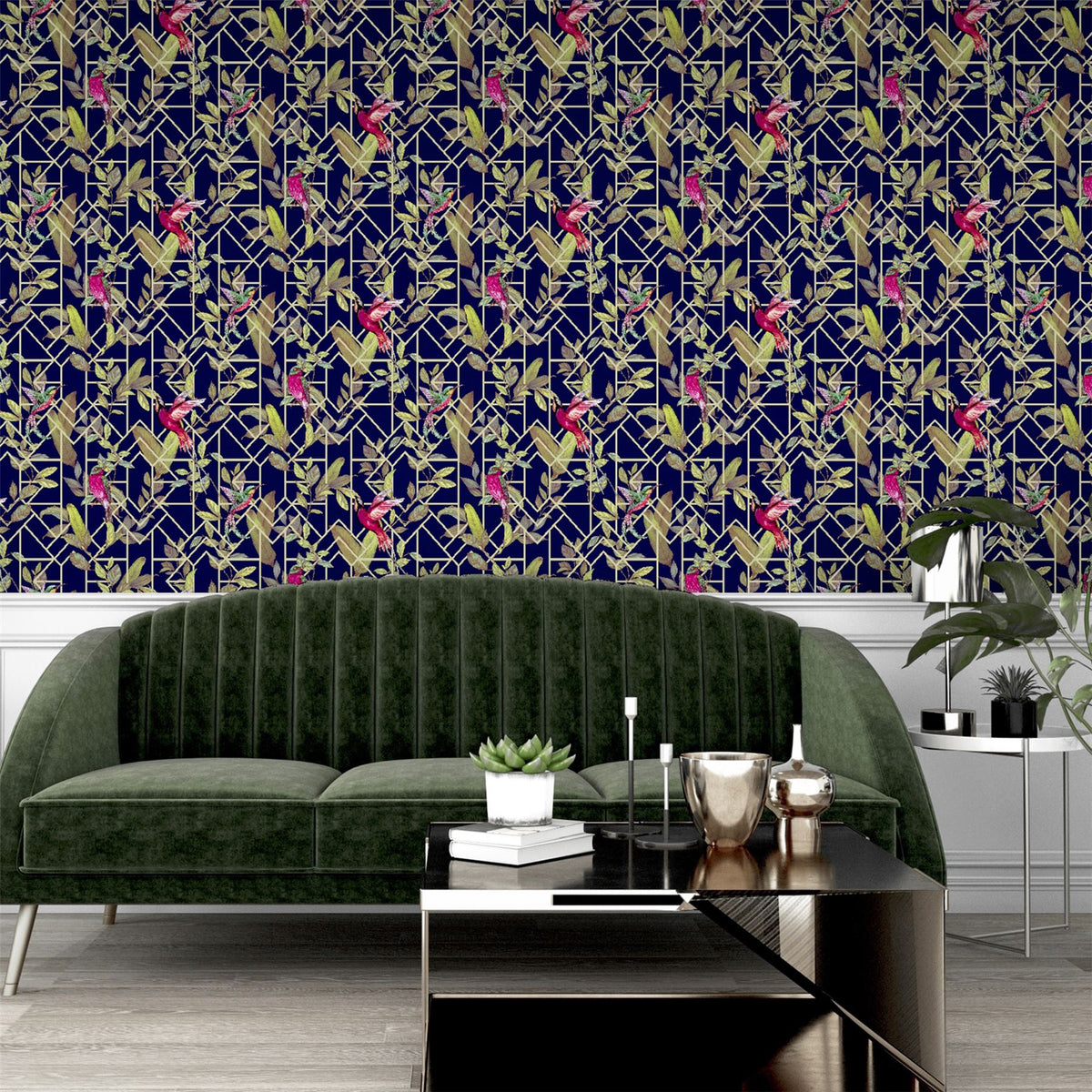 cortex-london-deco-tropical-navy-gold-sw12-wallpaper