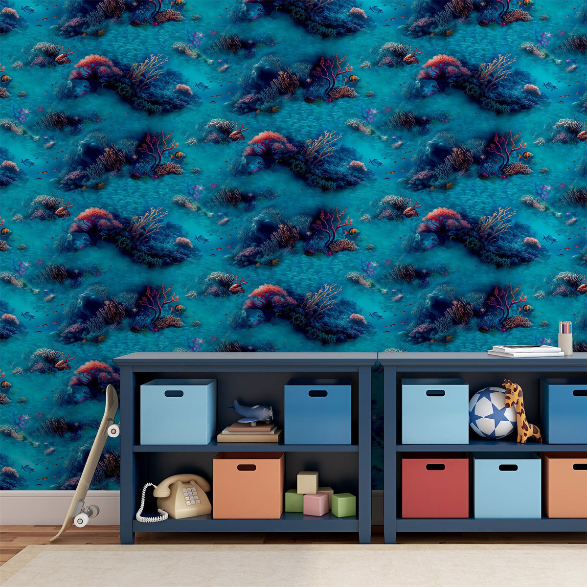 cortex-london-brighton-under-the-sea-blue-wallpaper-colourful-fish-corals