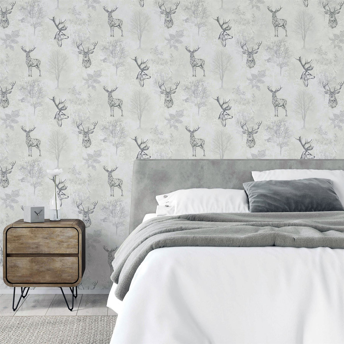 cortex-london-windsor-stag-textured-metallic-wallpaper