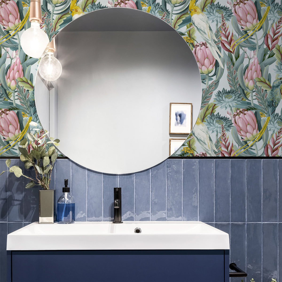 cortex-london-kensington-rainforest-pink-green-vinyl-wallpaper