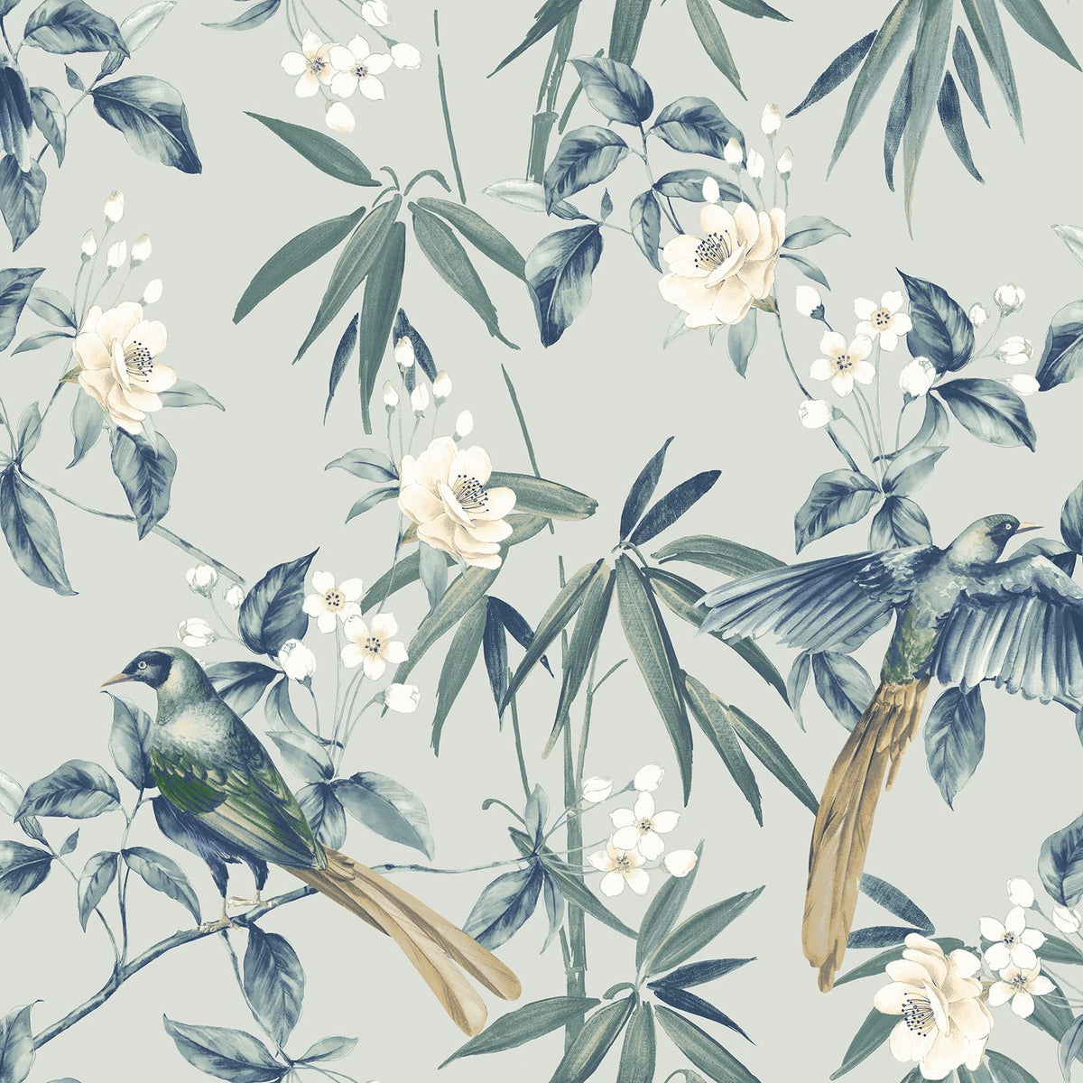 cortex-london-kew-oriental-floral-birds-blue-grey-wallpaper
