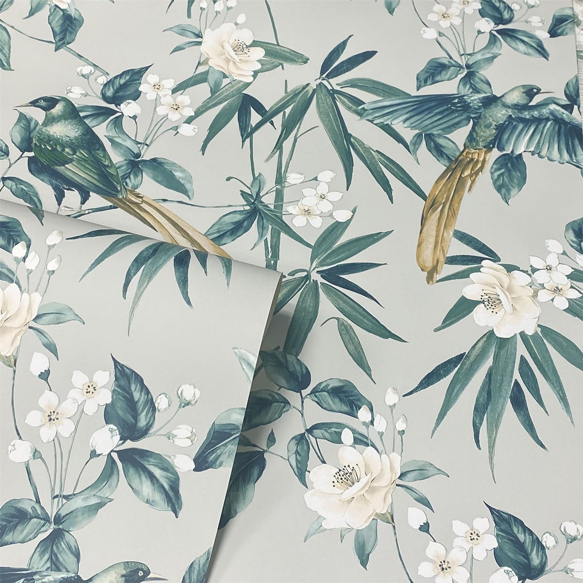 cortex-london-kew-oriental-floral-birds-blue-grey-wallpaper