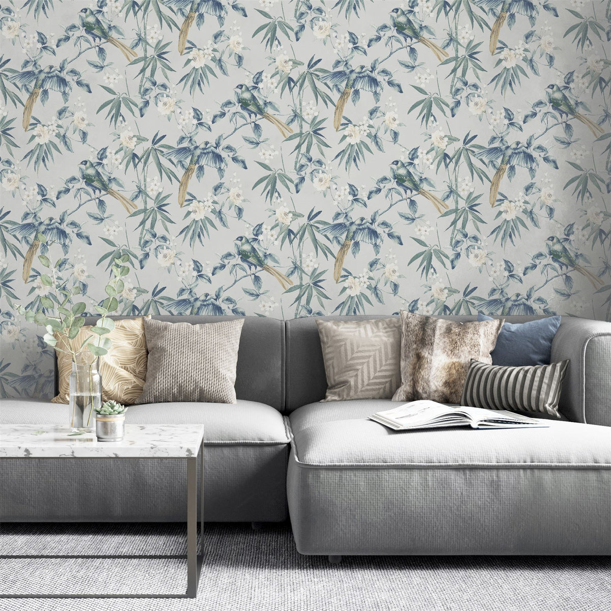 cortex-london-kew-oriental-floral-birds-blue-grey-wallpaper