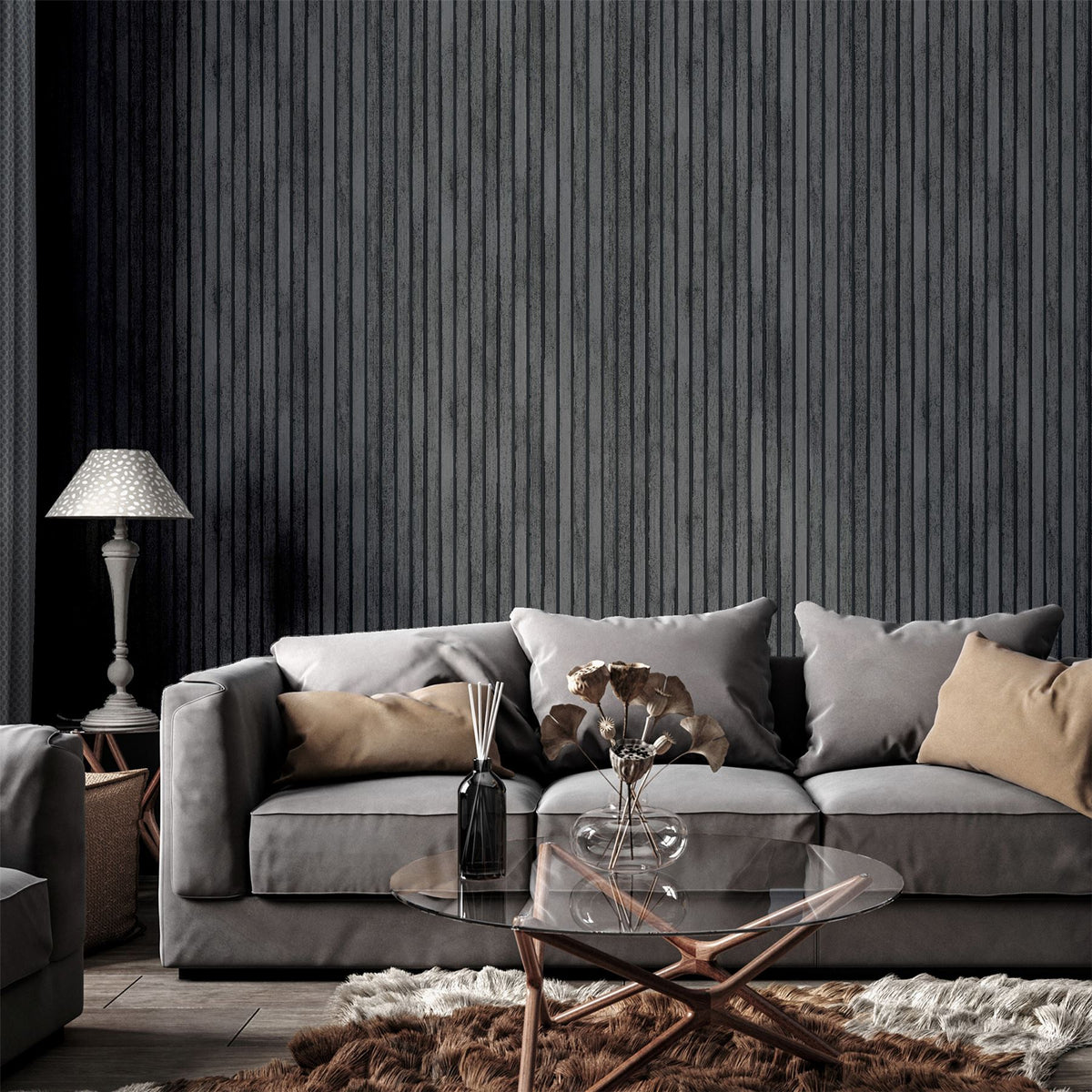 cortex-london-york-charcoal-grey-wood-slats-wallpaper-dark-background