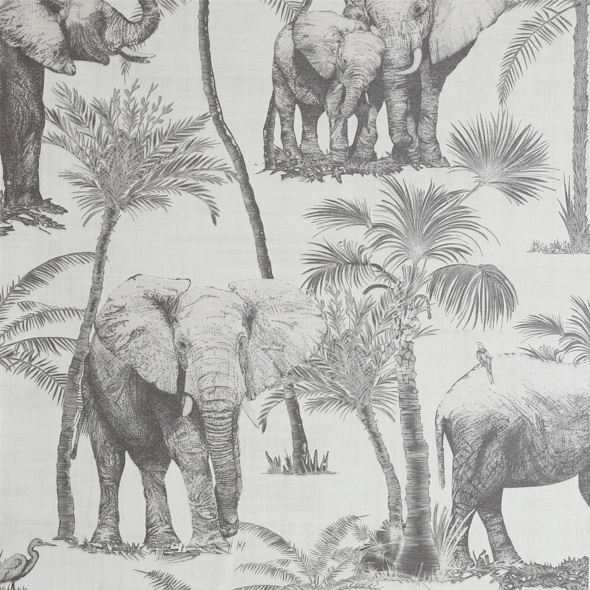 cortex-london-windsor-safari-elephant-charcoal-vinyl-wallpaper