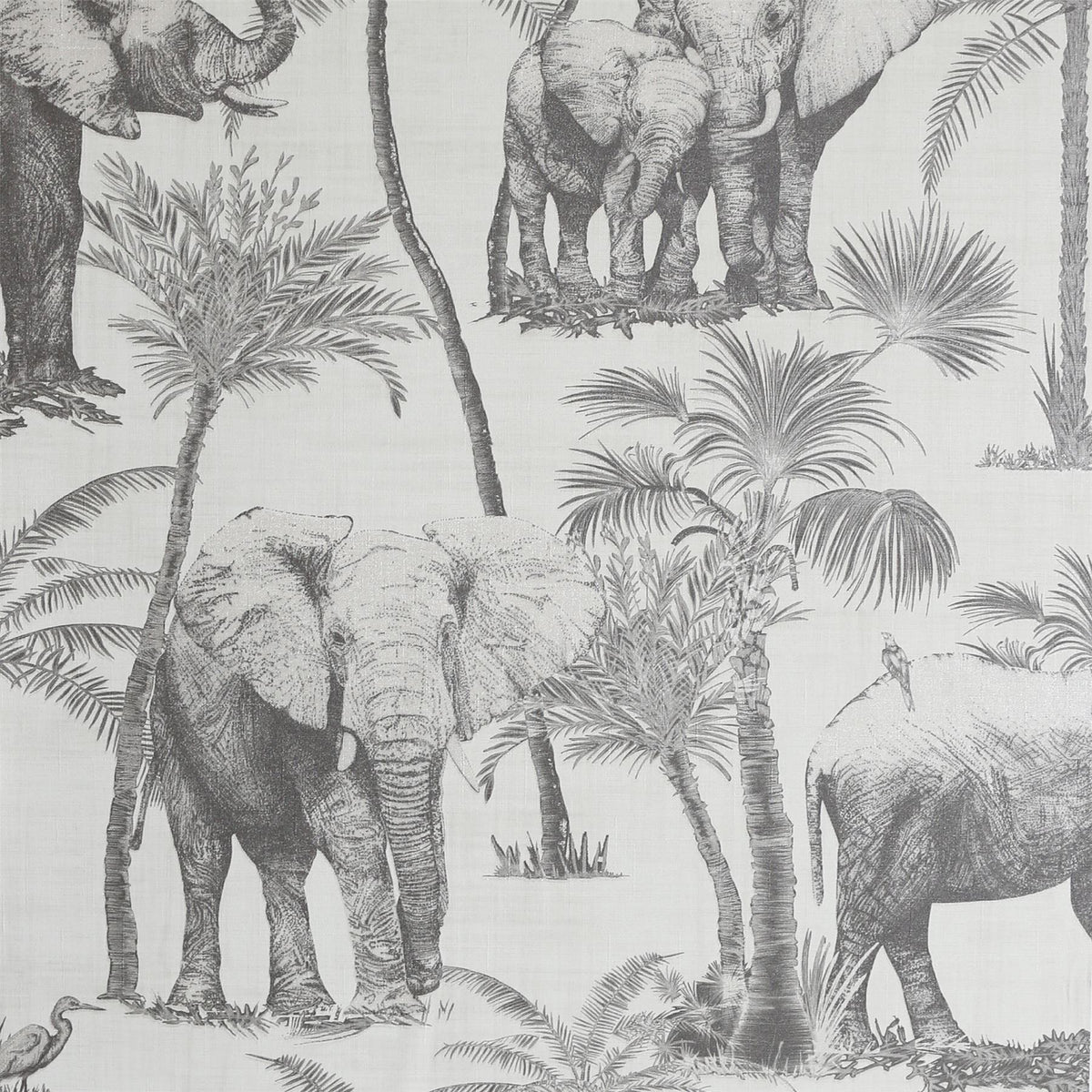 cortex-london-windsor-safari-elephant-charcoal-vinyl-wallpaper