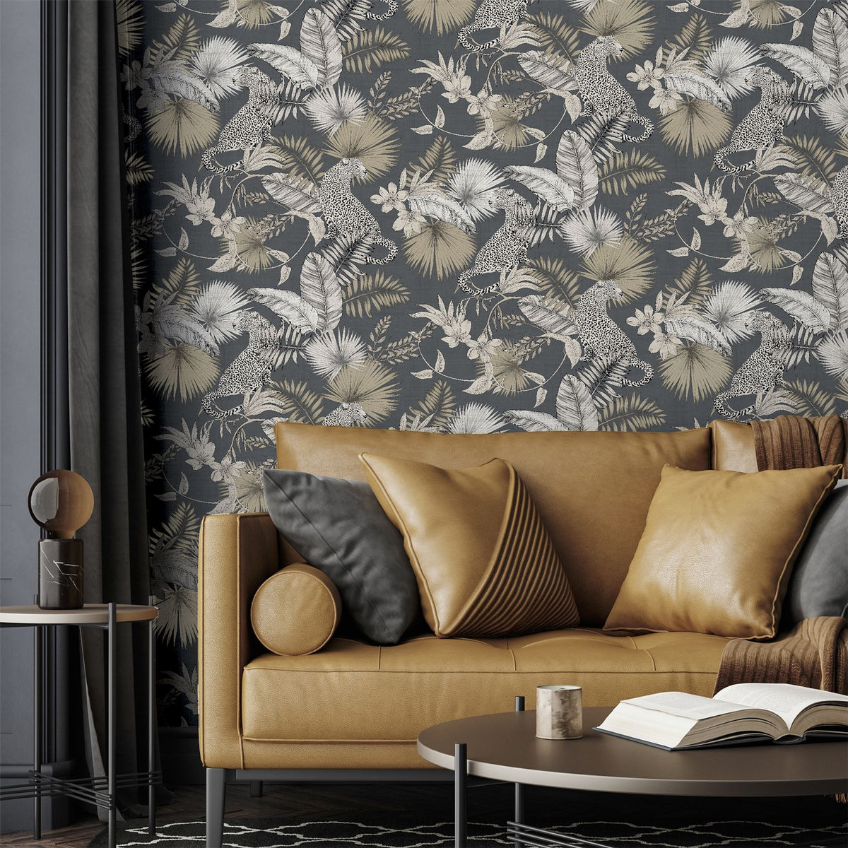 cortex-london-kensington-tropical-leopard-neutral-wallpaper