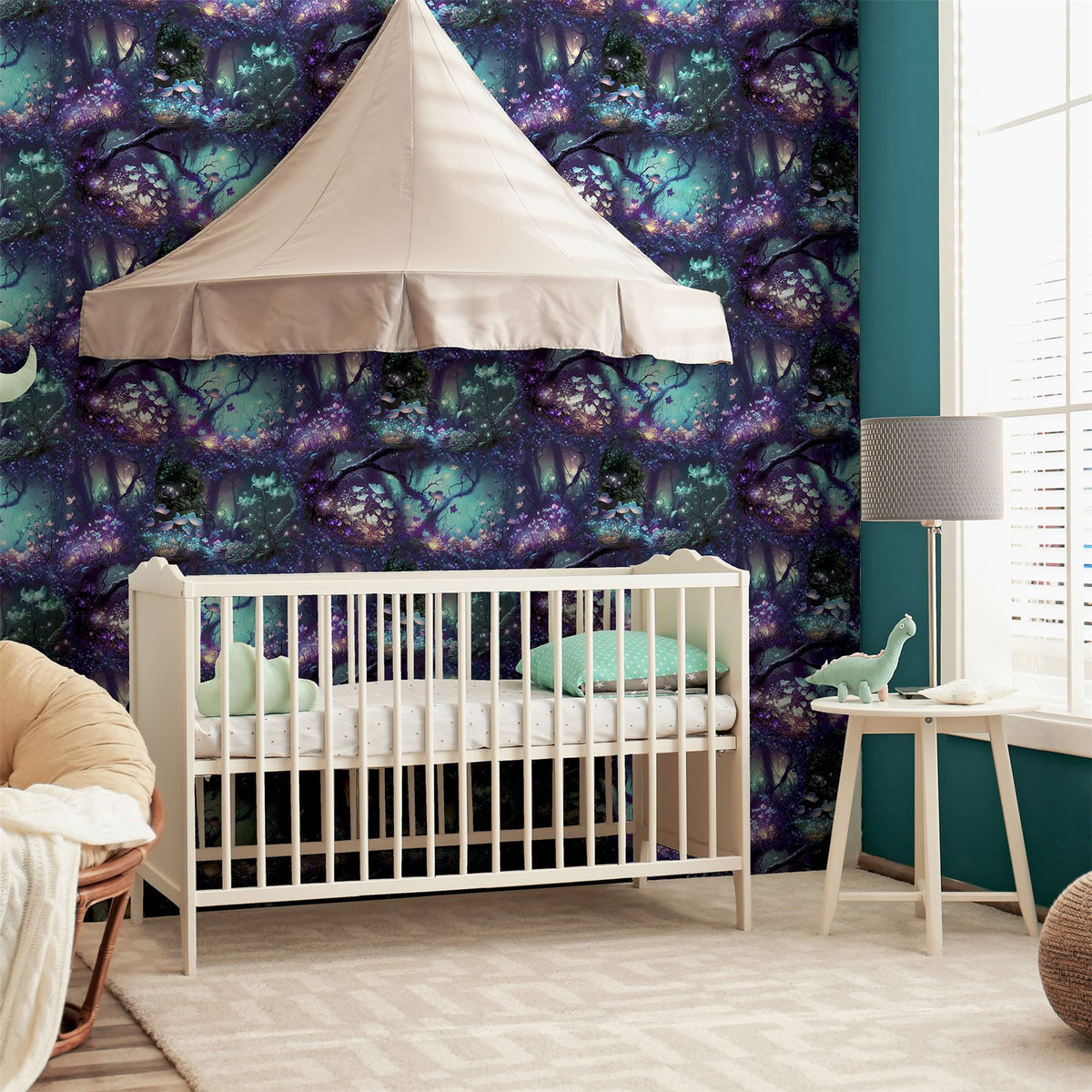 cortex-london-windsor-magical-garden-black-neon-kids-wallpaper