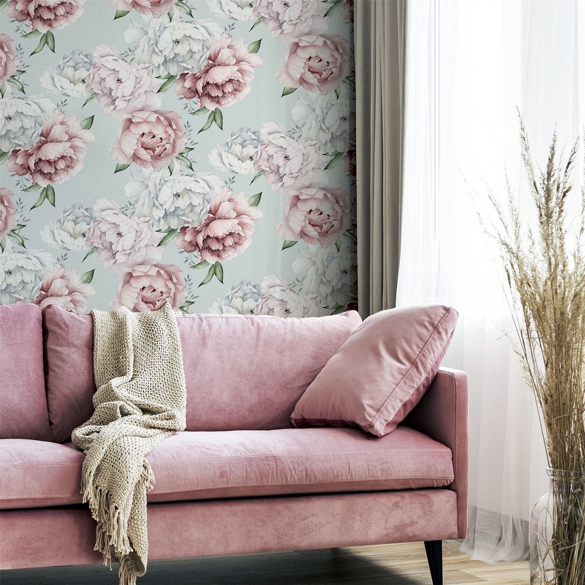 cortex-london-bath-peonies-mint-floral-wallpaper-white-pink-glitter
