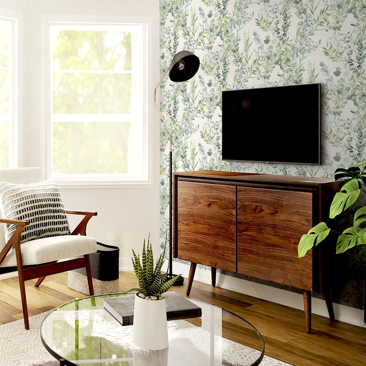 cortex-london-kew-tranquil-green-leaves-wallpaper-light-dark-greenery-watercolour