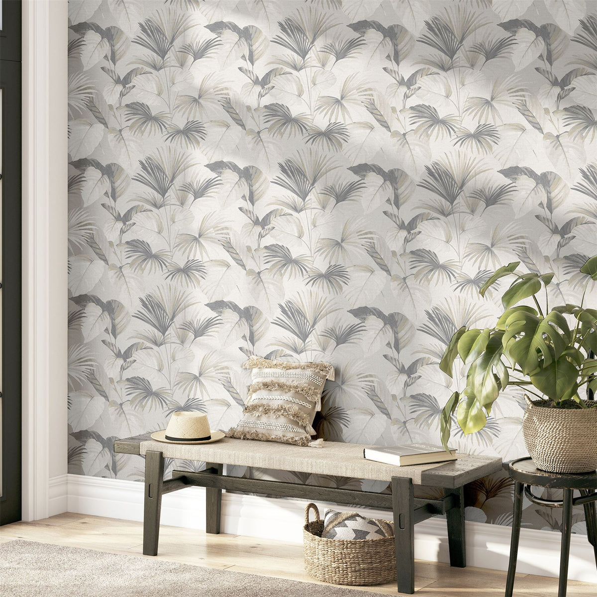 cortex-london-kensington-palm-grove-natural-wallpaper