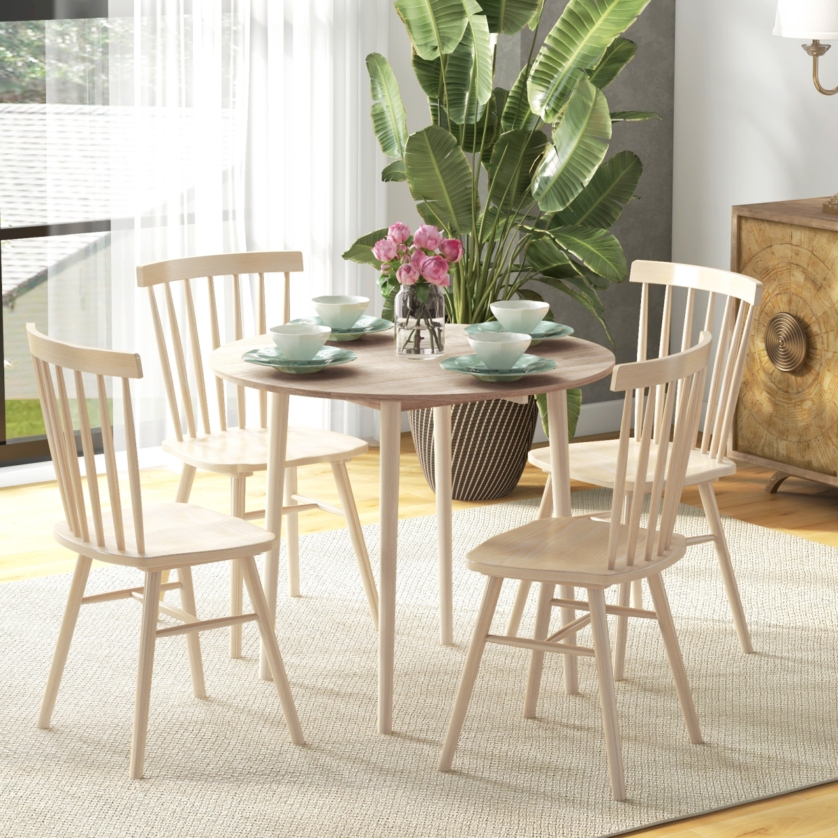 cortex-london-windsor-round-drop-leaf-dining-table-white-wood-grain