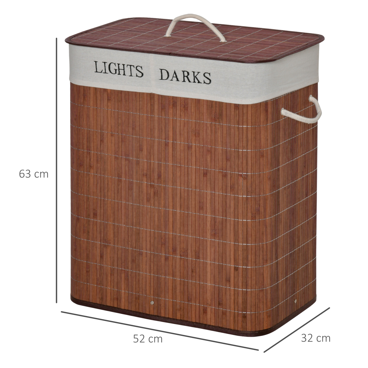 cortex-london-windsor-bamboo-two-section-laundry-hamper-brown