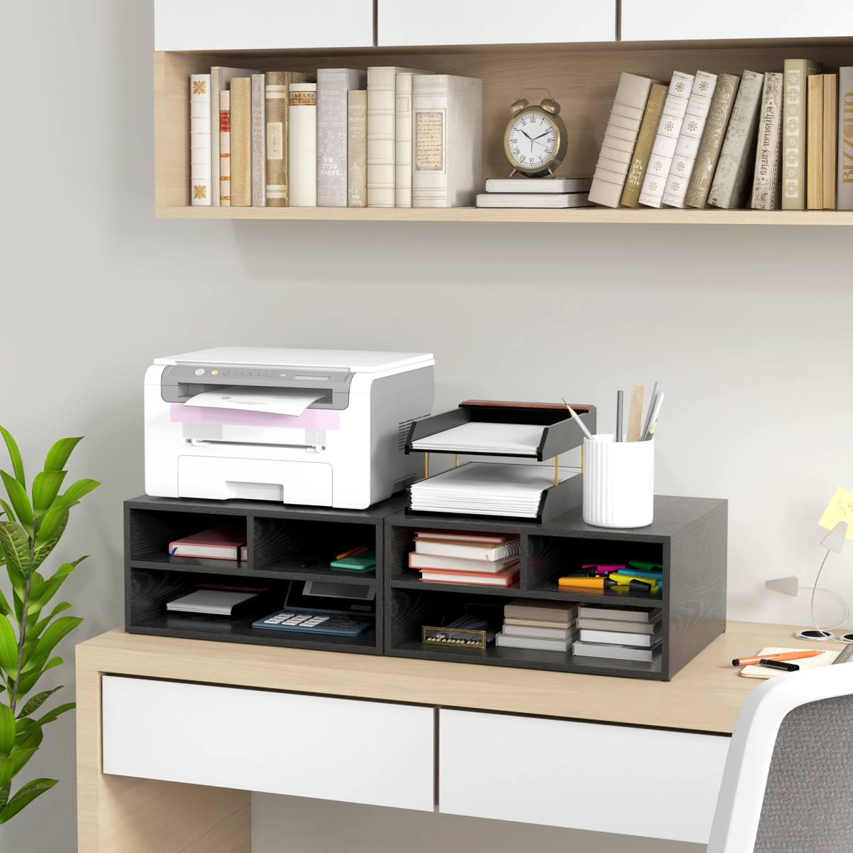 cortex-london-westminster-black-desktop-printer-stand-three-open-compartments