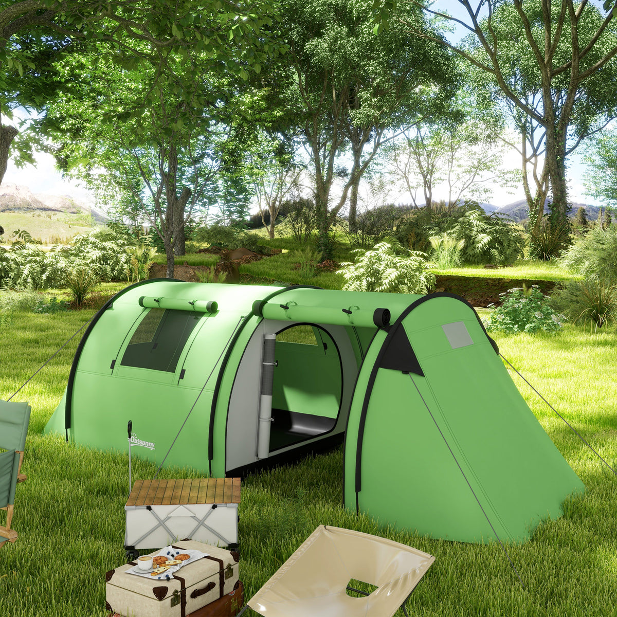 cortex-london-windsor-four-man-two-room-camping-tent-dark-green