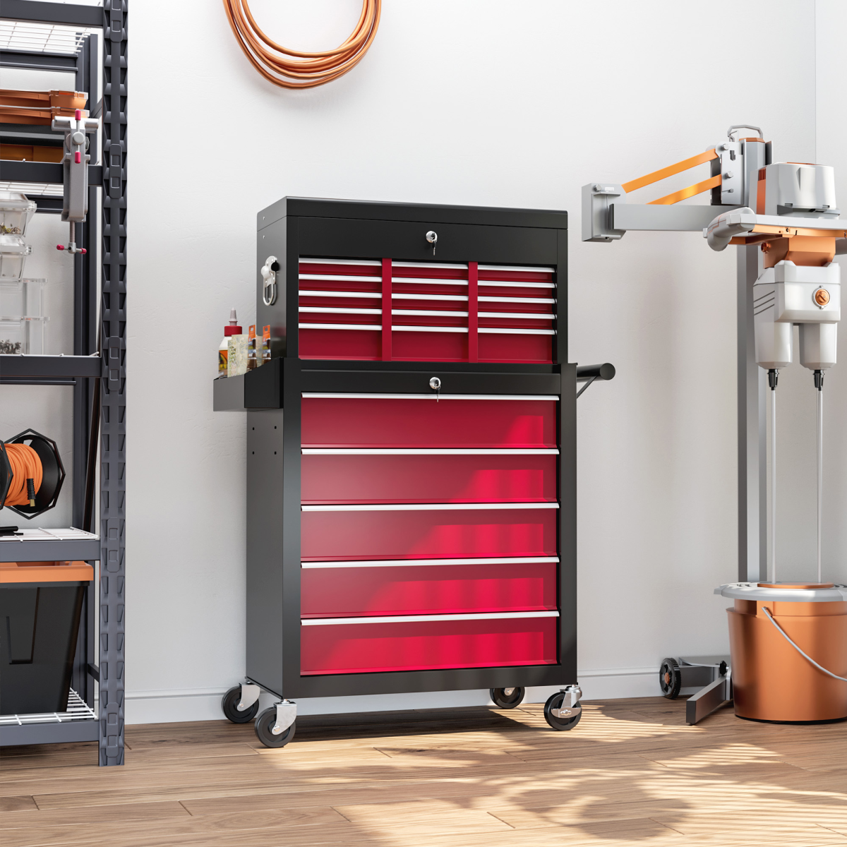 cortex-london-windsor-homcom-red-steel-rolling-tool-chest-14-drawers