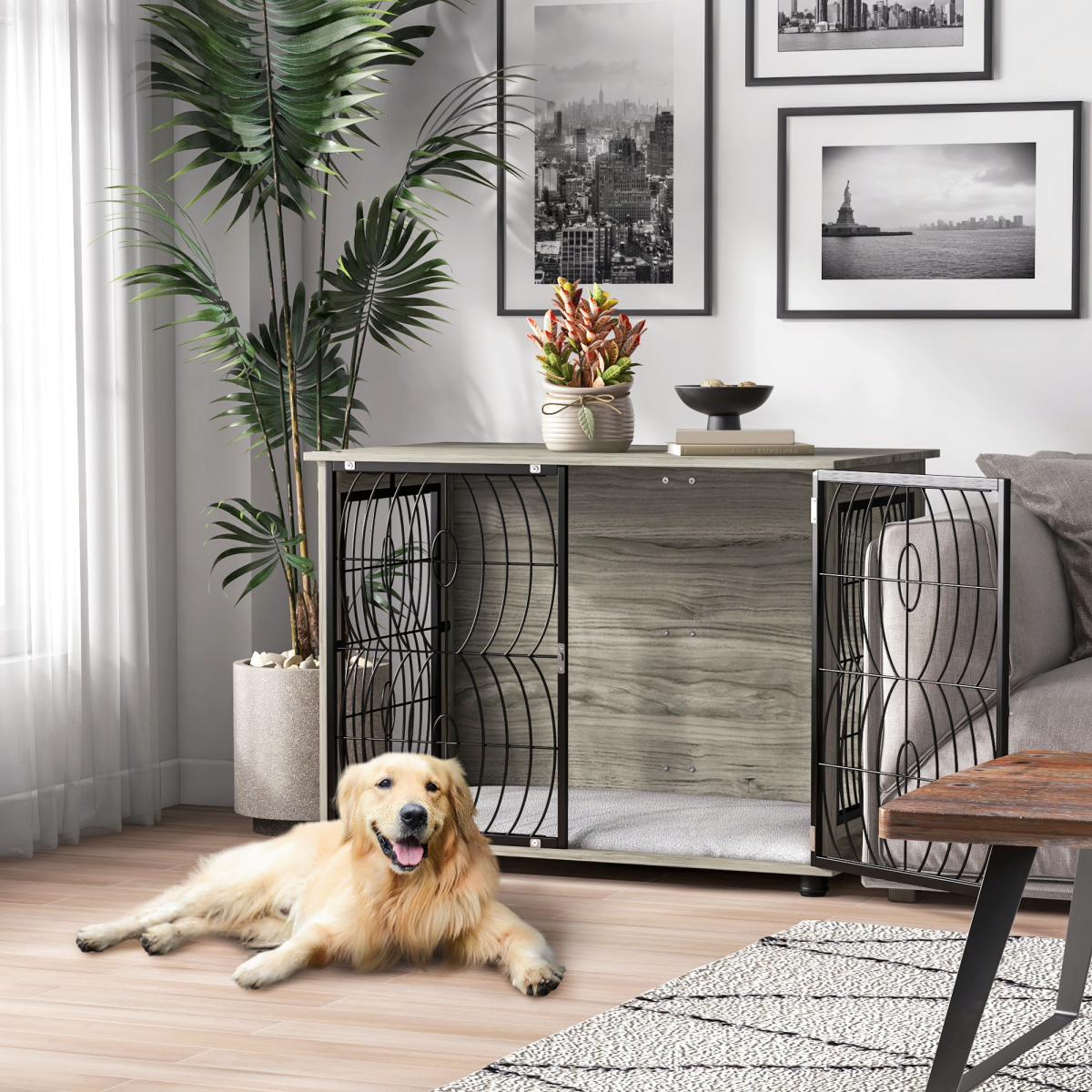 cortex-london-windsor-grey-dog-crate-end-table-medium-dogs