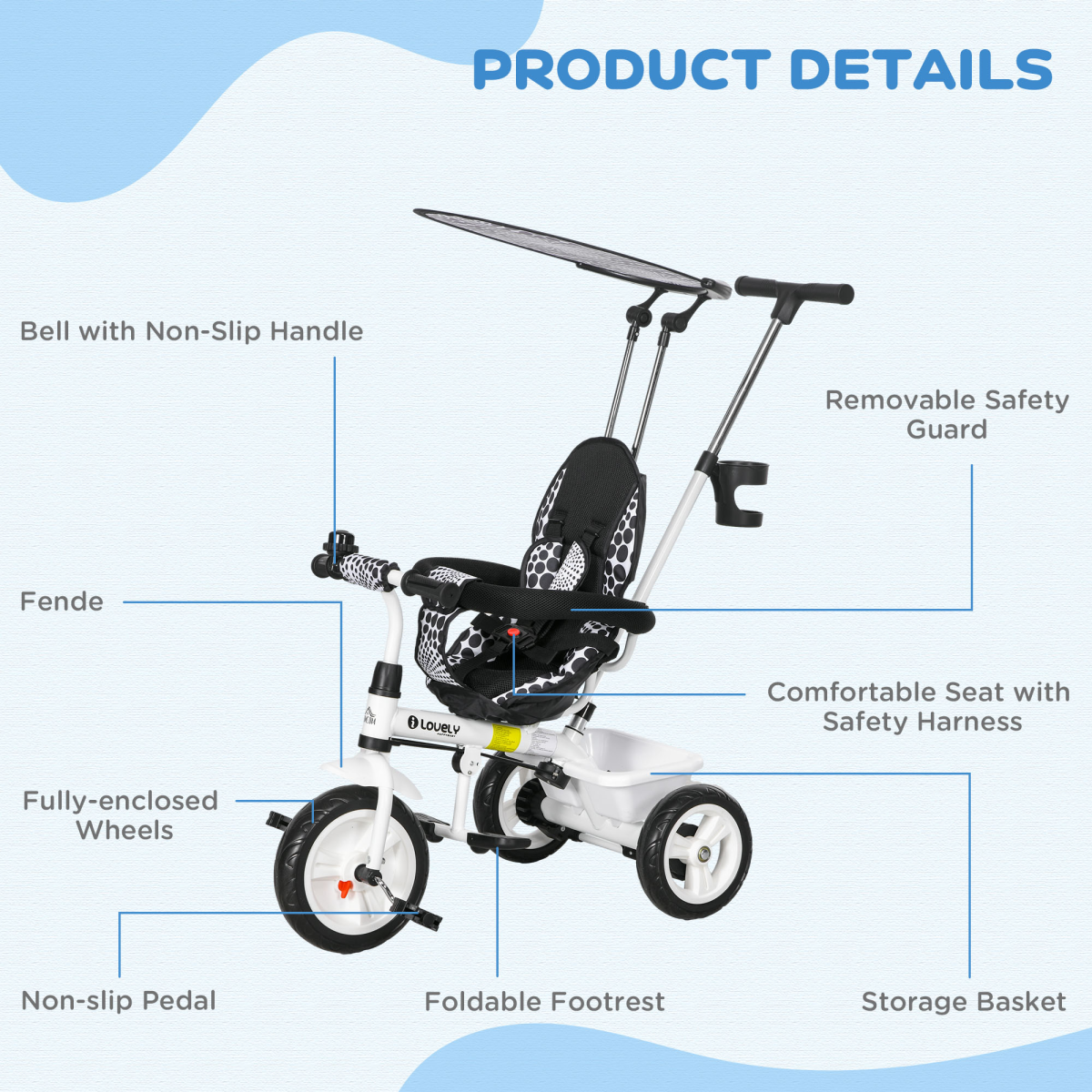 cortex-london-windsor-6-in-1-kids-tricycle-blue