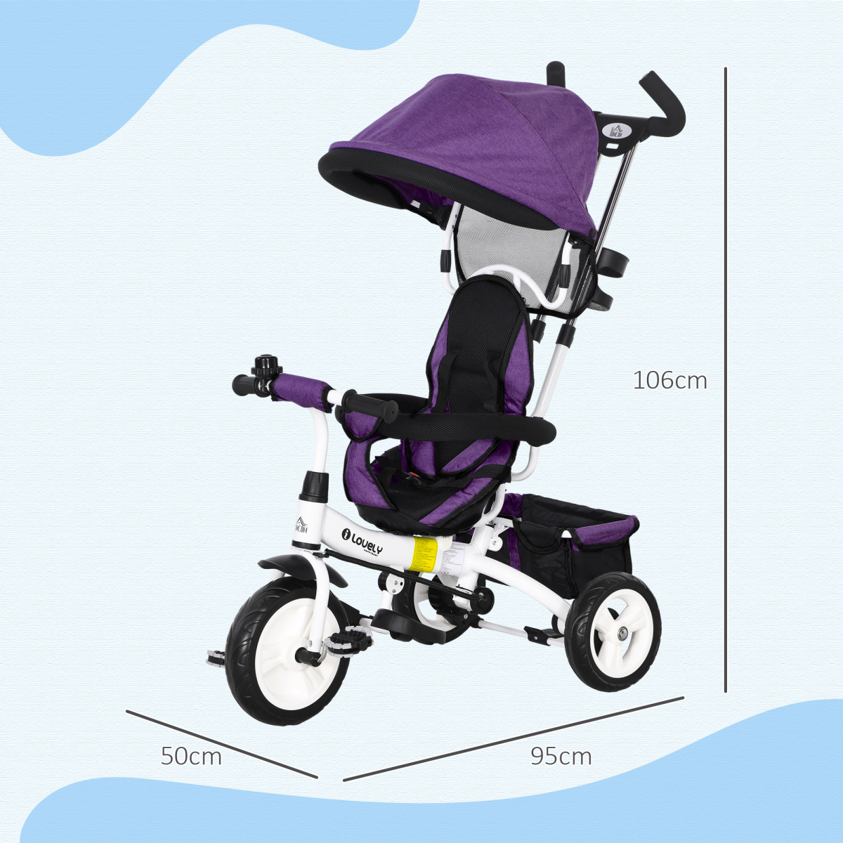 cortex-london-windsor-6-in-1-kids-trike-stroller-white-green