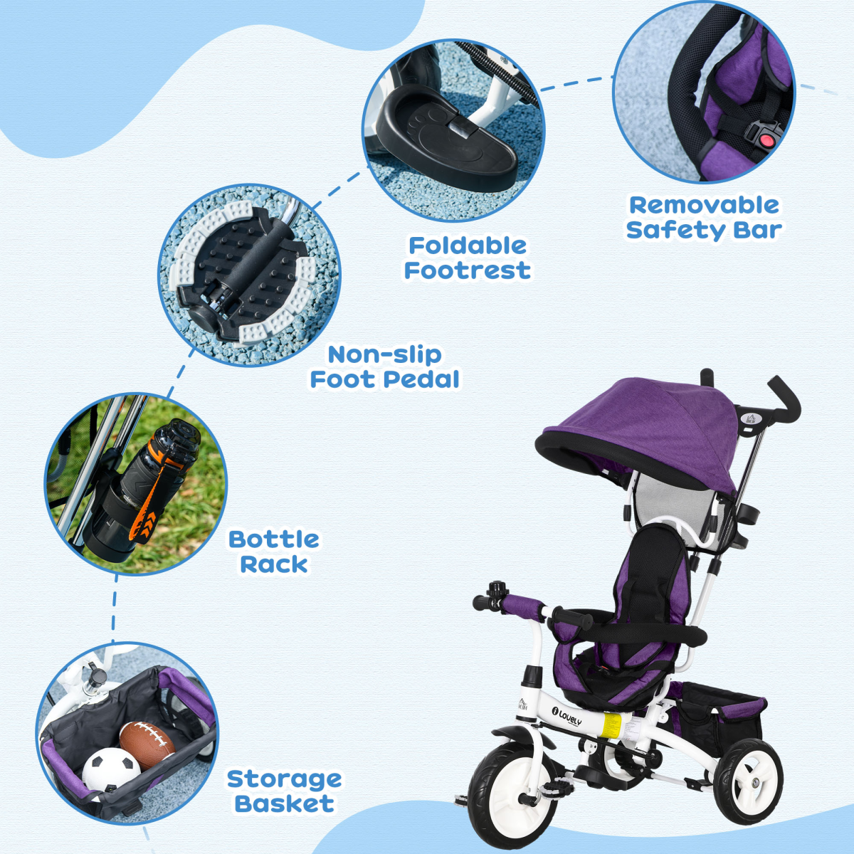 cortex-london-windsor-6-in-1-kids-trike-stroller-white-green
