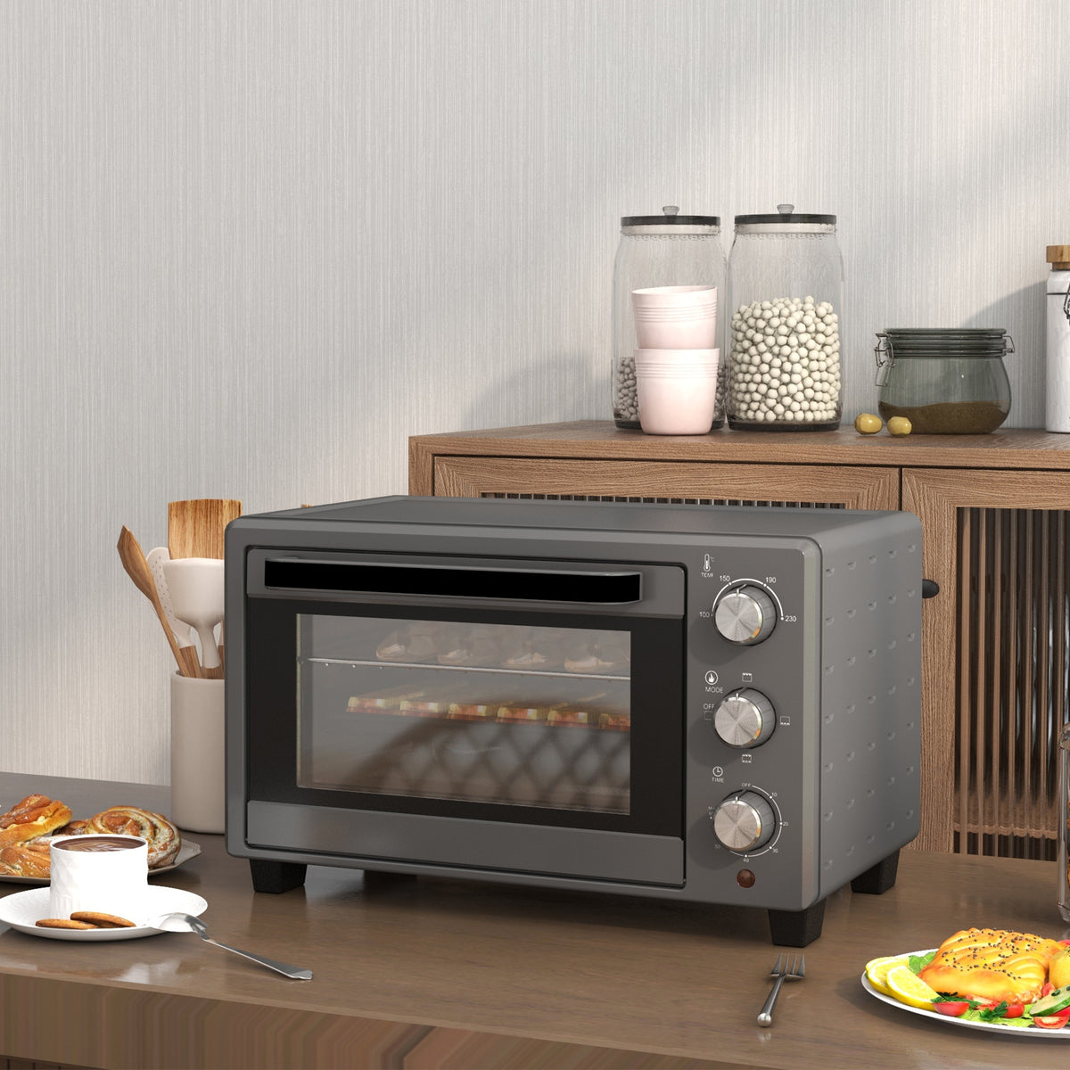 cortex-london-windsor-21l-mini-oven-electric-grill-grey