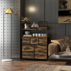 cortex-london-york-homcom-rustic-brown-seven-drawer-chest-of-drawers-with-shelves