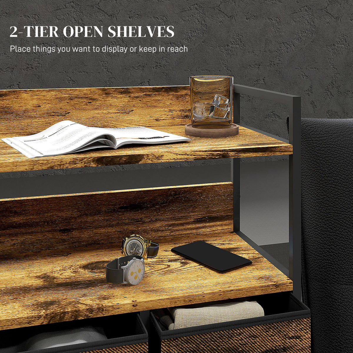 cortex-london-york-homcom-rustic-brown-seven-drawer-chest-of-drawers-with-shelves