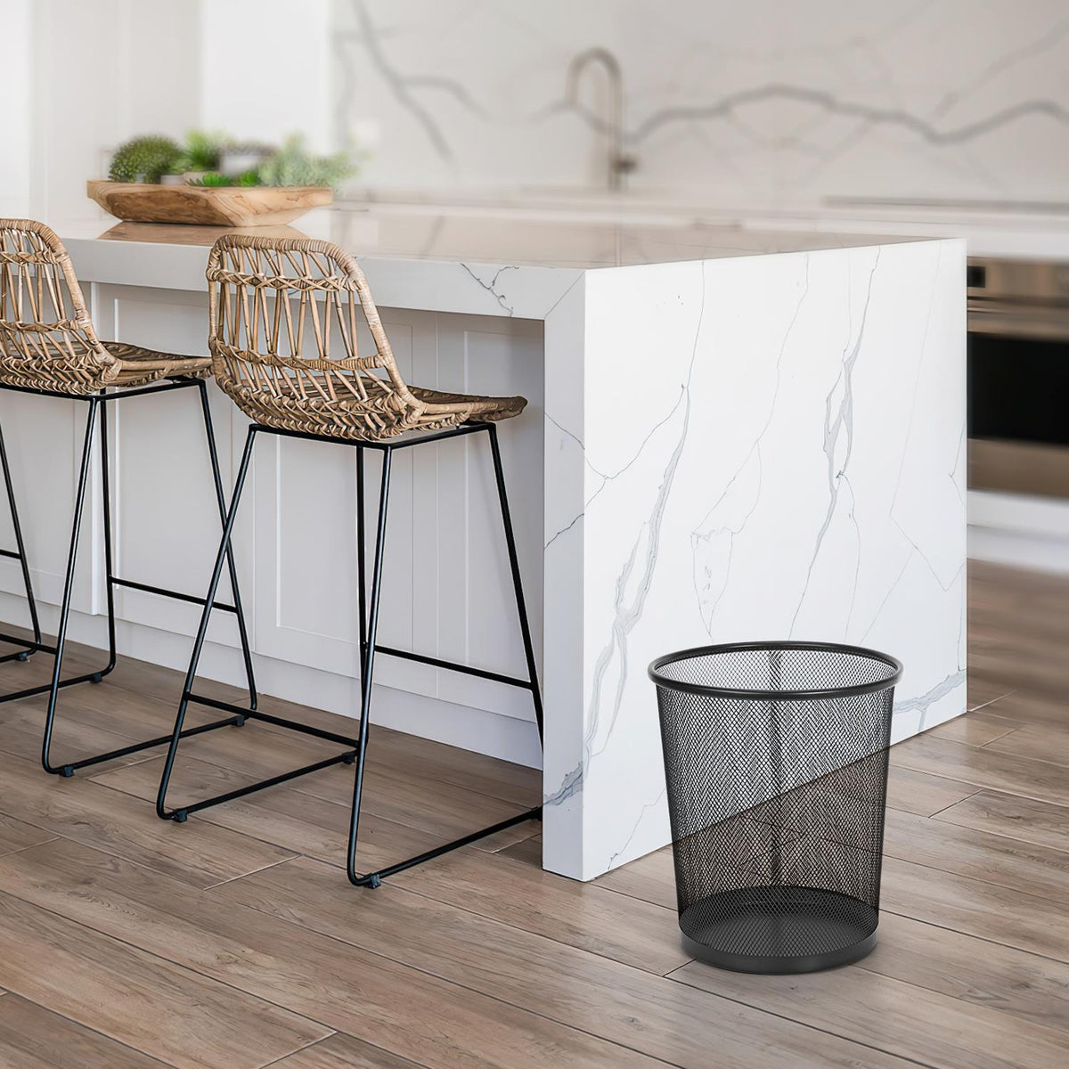 cortex-london-windsor-vinsani-black-mesh-waste-bins-set-2