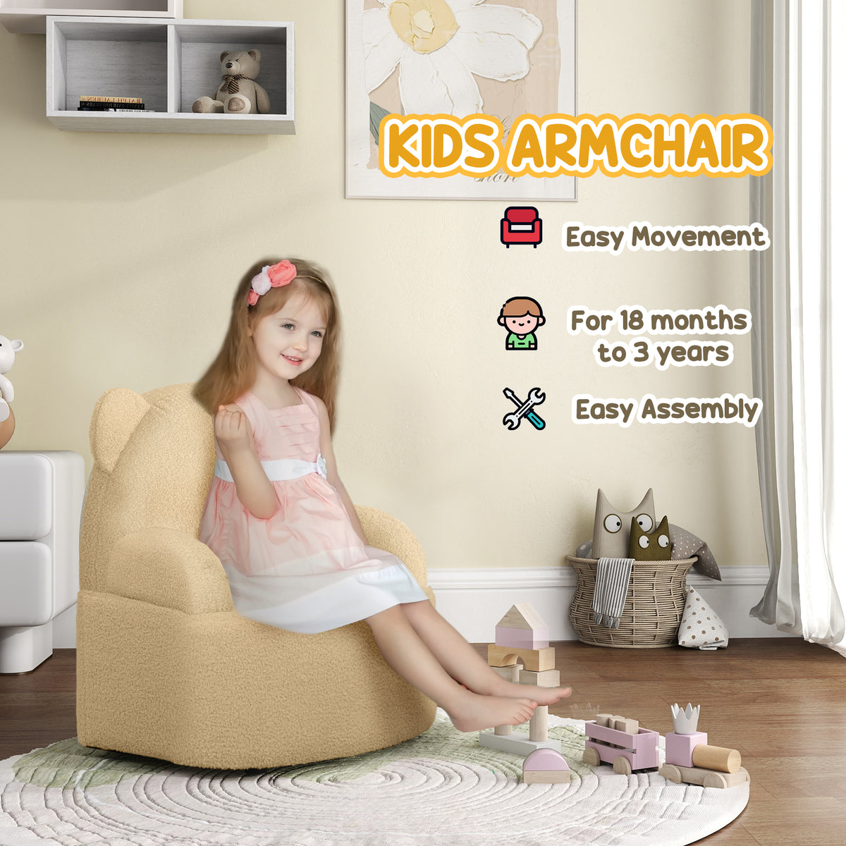 cortex-london-windsor-bear-toddler-armchair-khaki-teddy-fleece