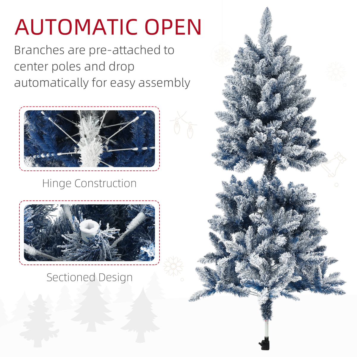 cortex-london-yorkshire-blue-snow-flocked-christmas-tree-5-foot