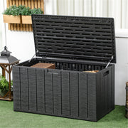 cortex-london-york-366l-black-pe-rolling-outdoor-storage-box