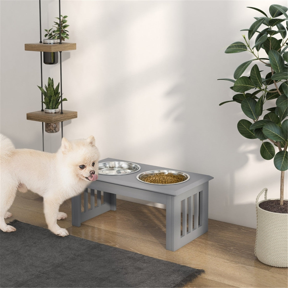 cortex-london-windsor-elevated-dog-bowls-stainless-steel-grey