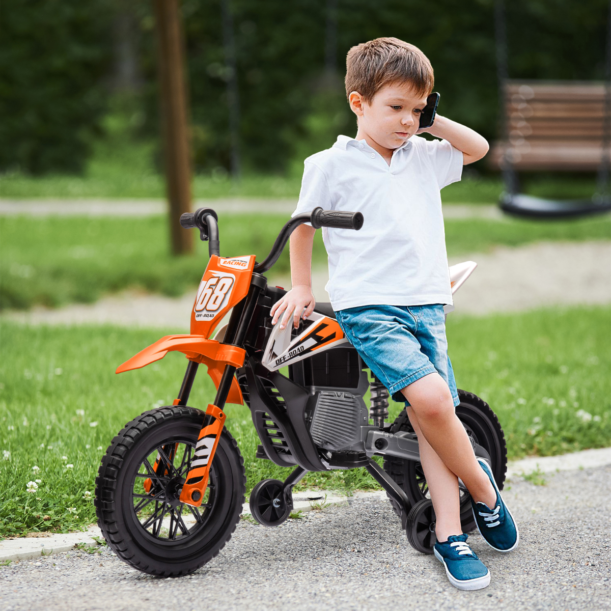 cortex-london-windsor-blue-12v-kids-electric-motorbike