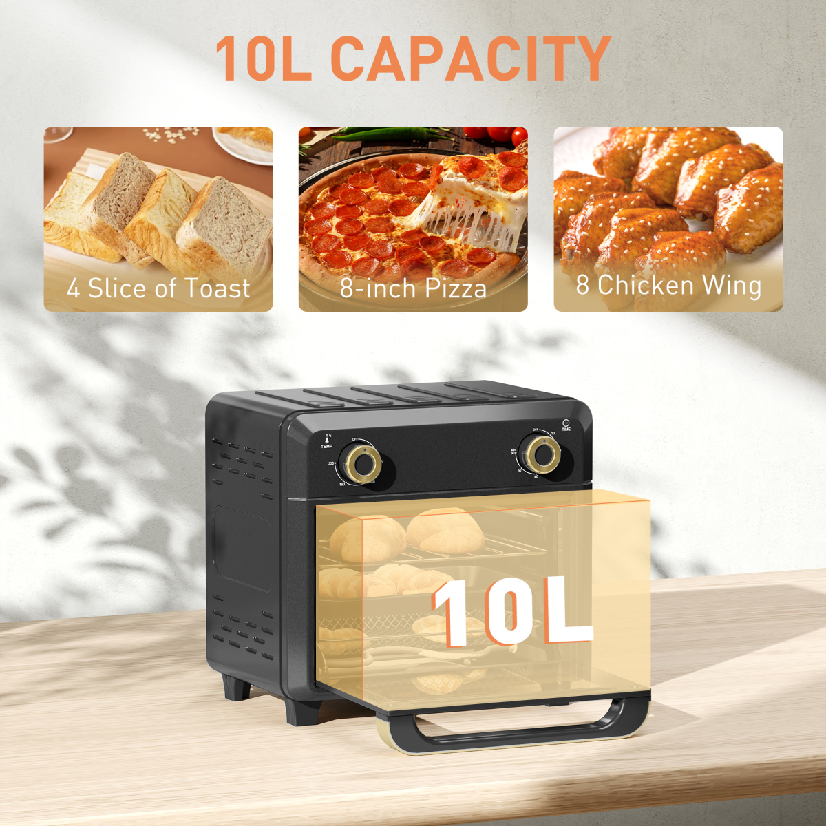 cortex-london-windsor-10l-1000w-air-fryer-oven-grill-roast-bake