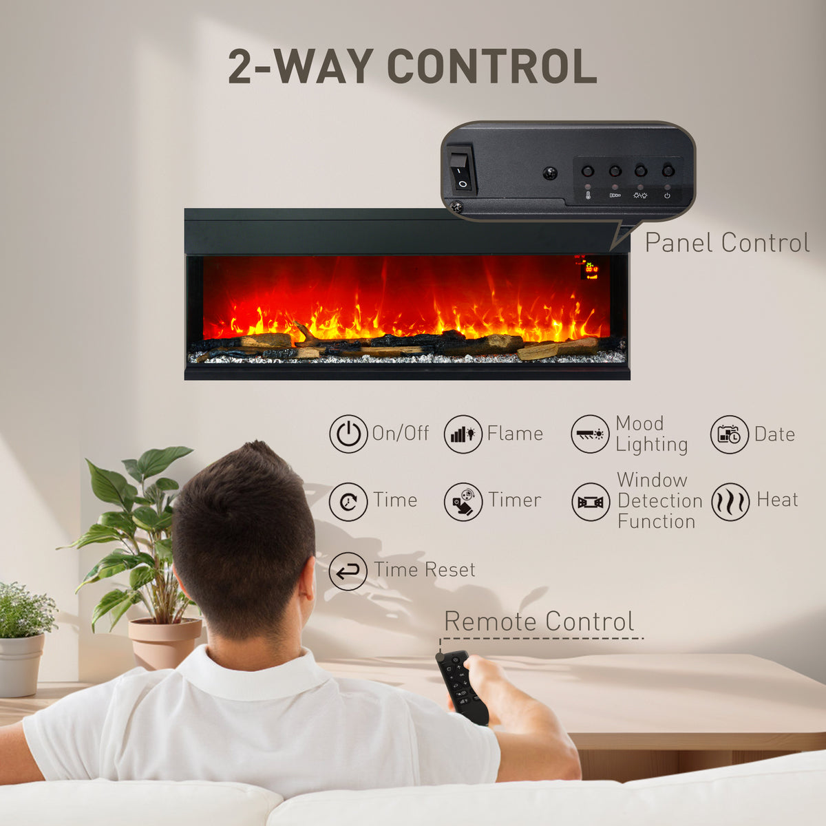 cortex-london-yorkminster-127cm-electric-fireplace-black