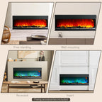 cortex-london-yorkminster-127cm-electric-fireplace-black