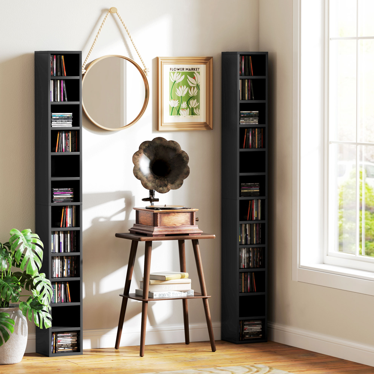 cortex-london-windsor-204-cd-dvd-storage-tower-white