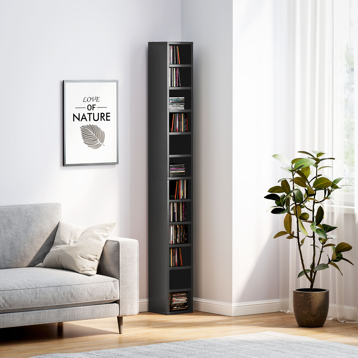 cortex-london-windsor-204-cd-dvd-storage-tower-white