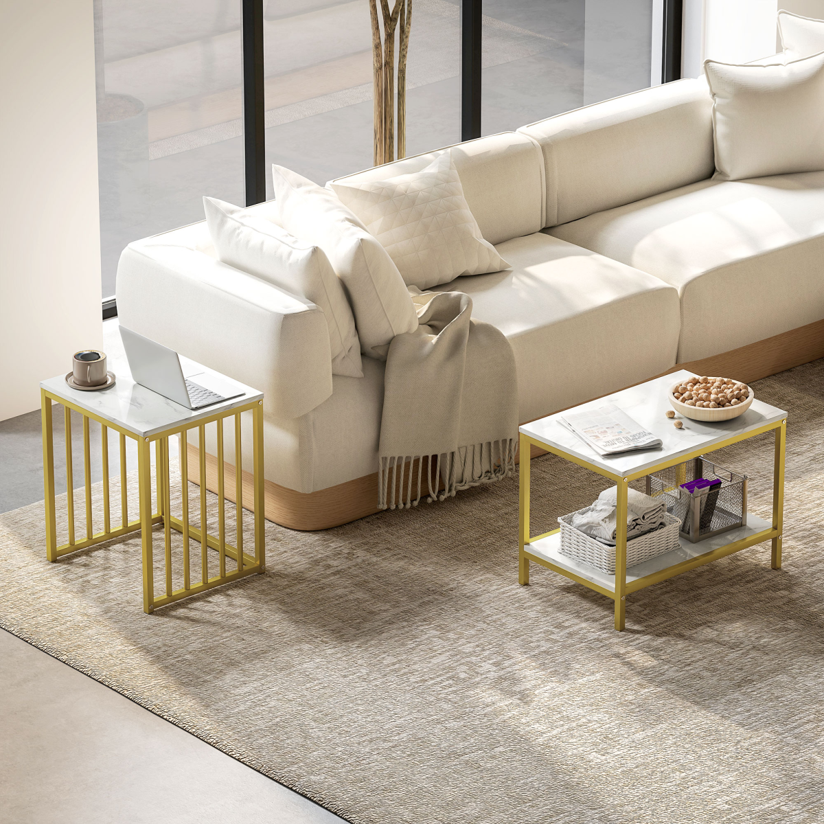 cortex-london-windsor-marble-effect-coffee-table-set-white-gold-tone
