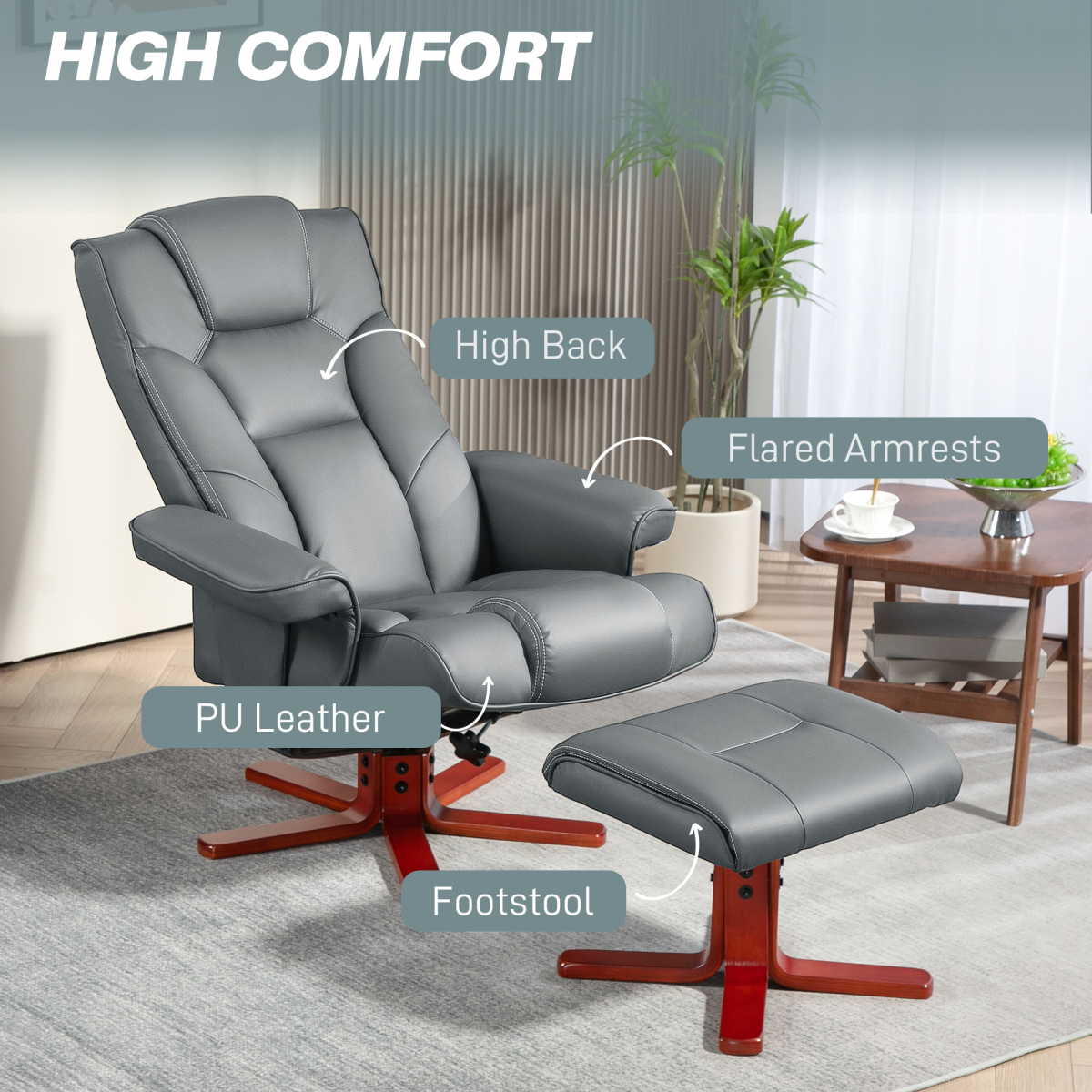 cortex-london-windsor-faux-leather-reclining-armchair-footstool-black-dark-red