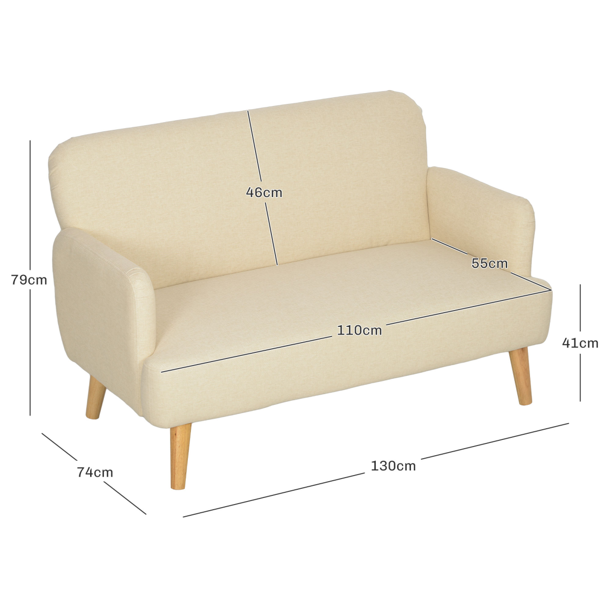 cortex-london-kensington-cream-white-velvet-feel-two-seater-sofa
