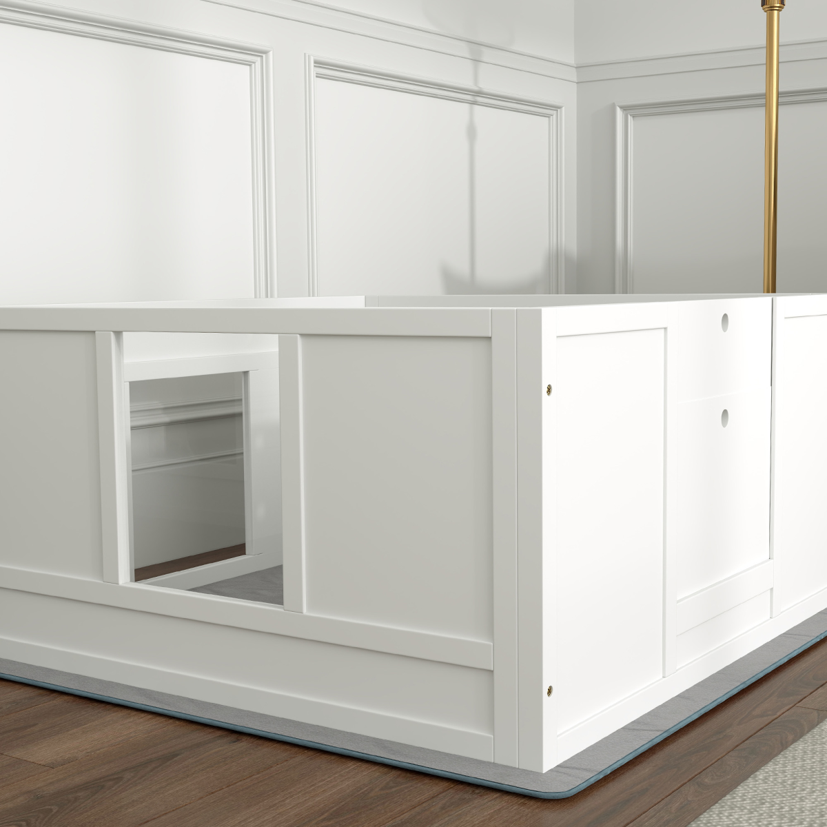 cortex-london-windsor-dog-whelping-box-adjustable-entrance-white