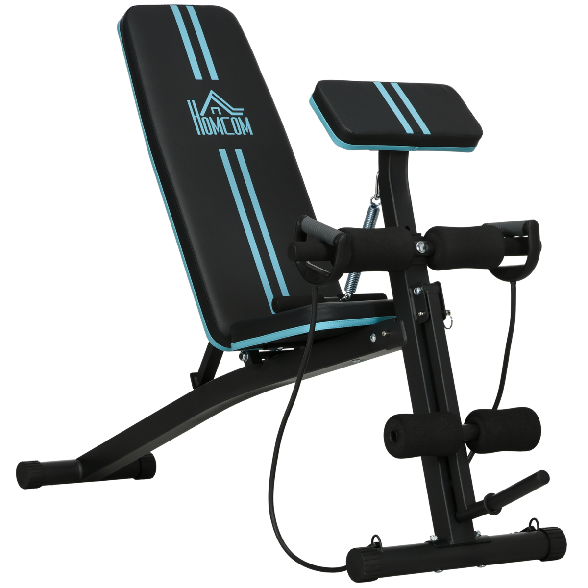 cortex-london-windsor-7-level-adjustable-foldable-dumbbell-training-bench-black-blue