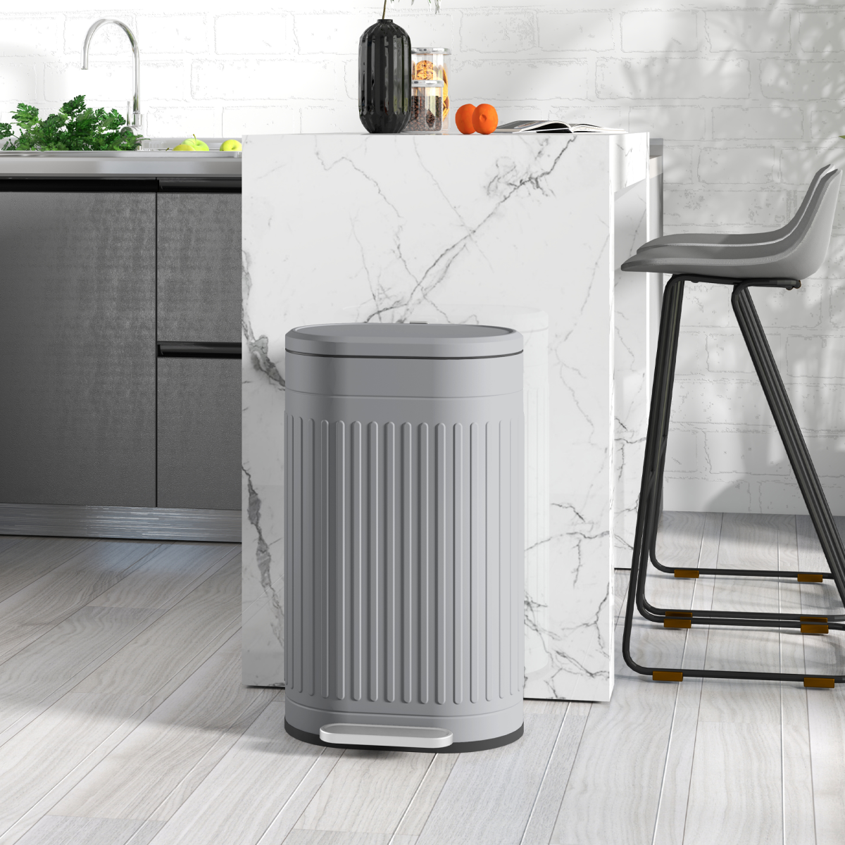 cortex-london-windsor-20l-pedal-kitchen-bin-soft-close-lid-light-green