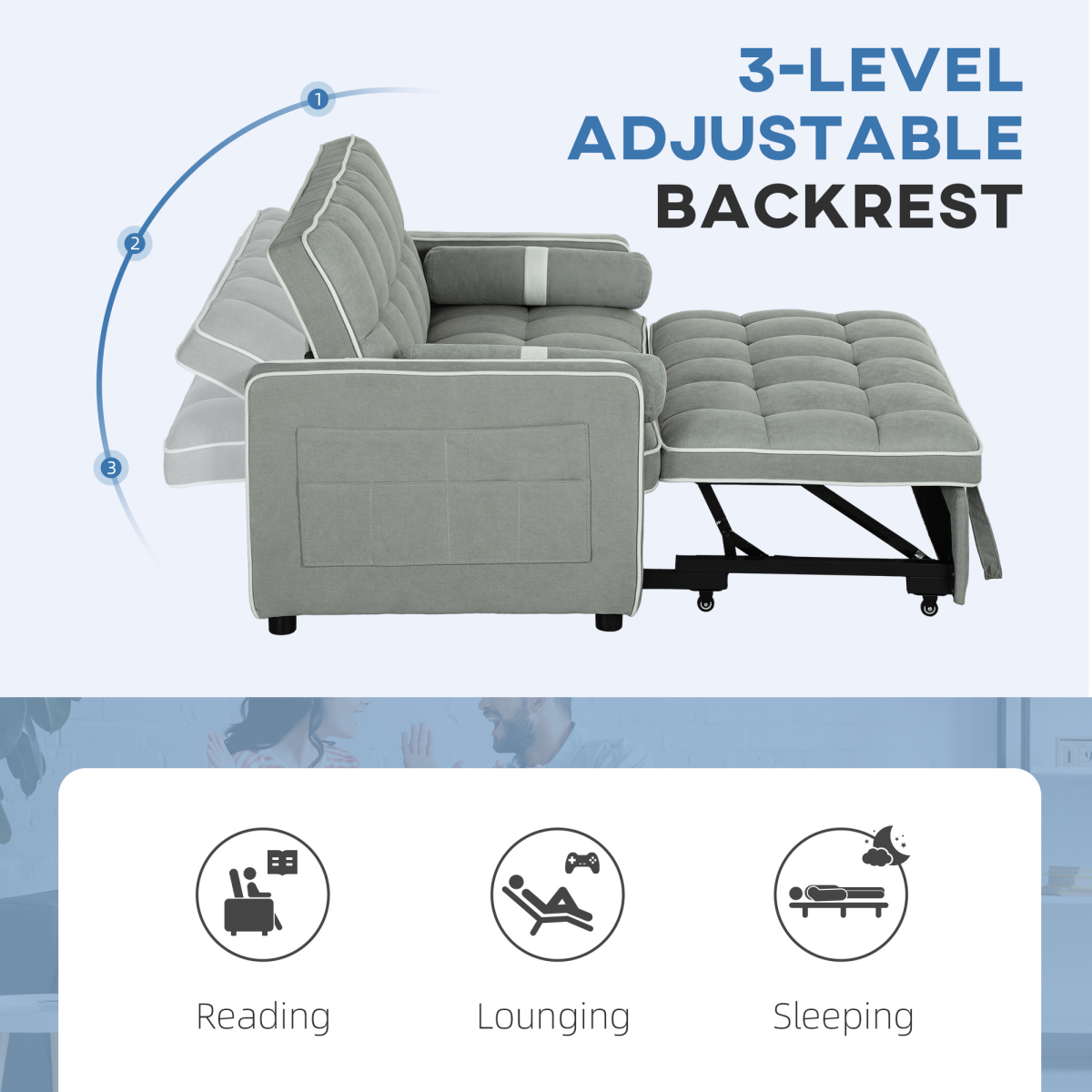 cortex-london-windsor-charcoal-grey-two-seater-sofa-bed-adjustable-backrest