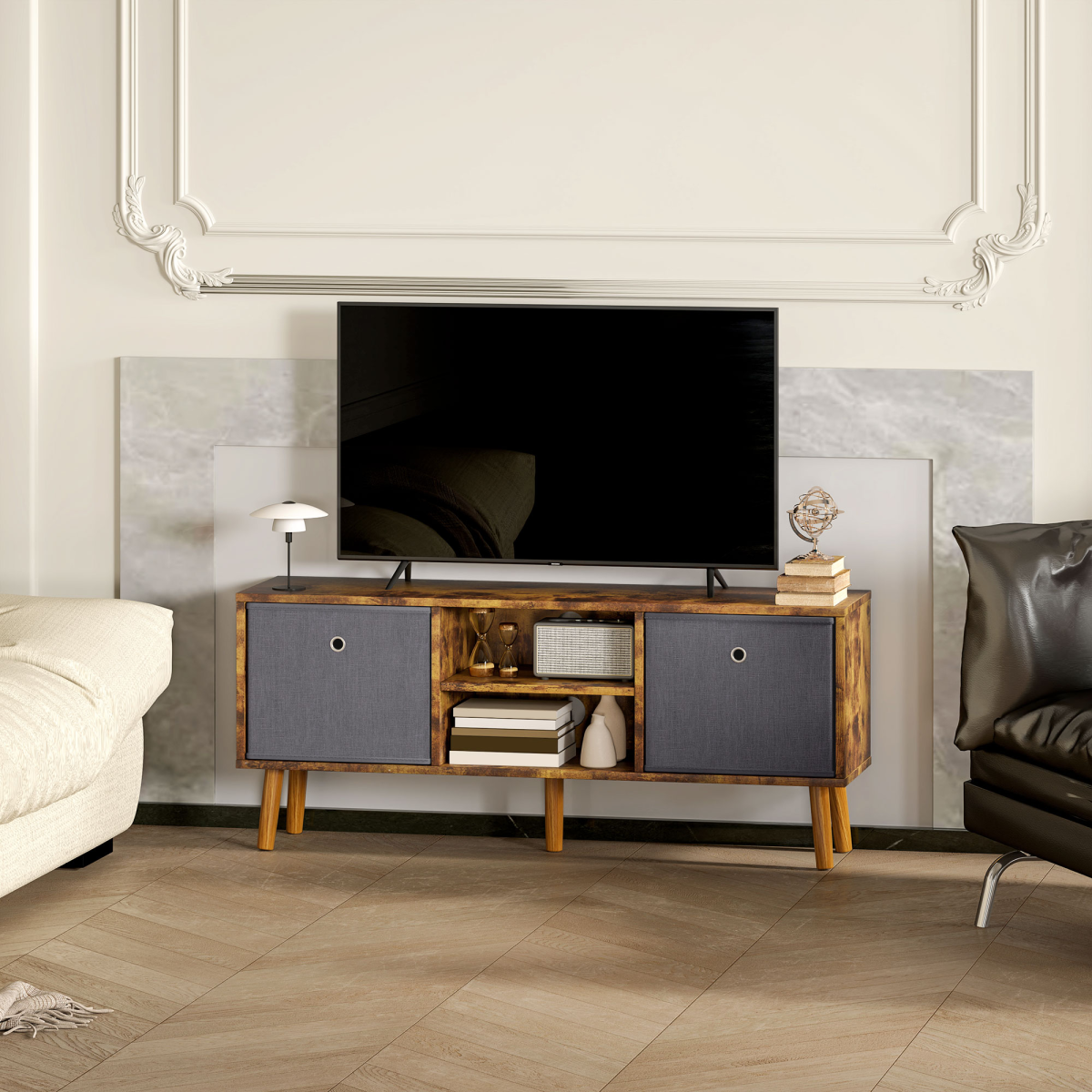cortex-london-york-brown-tv-cabinet-with-drawers-and-shelves