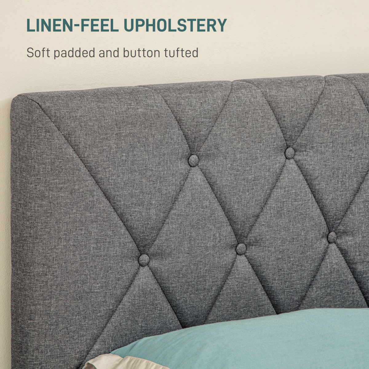cortex-london-windsor-double-bed-frame-adjustable-linen-look-headboard-grey-black