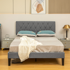 cortex-london-windsor-double-bed-frame-adjustable-linen-look-headboard-grey-black