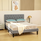 cortex-london-windsor-double-bed-frame-adjustable-linen-look-headboard-grey-black